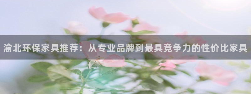 沐鸣2平台专用通道：渝北环保家具推荐：从专业品牌到最具竞争力