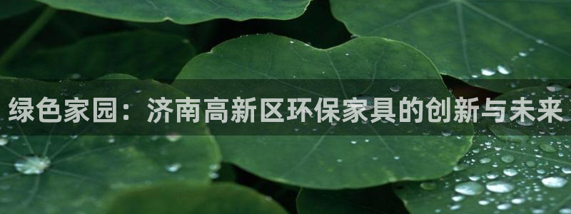 沐鸣2平台娱乐：绿色家园：济南高新区环保家具的创新与未来