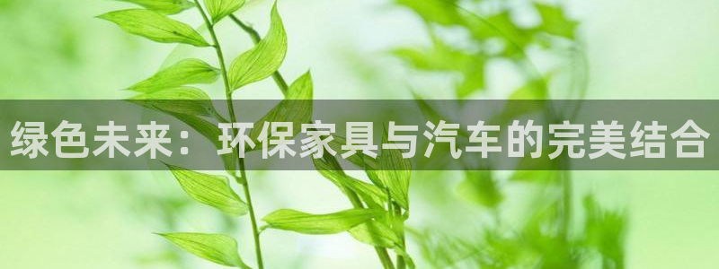 沐鸣2平台登录网址：绿色未来：环保家具与汽车的完美结合